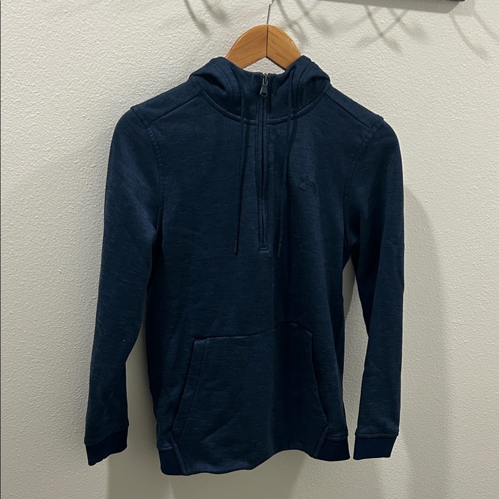 Under Armour Dark Blue Hoodie with Front Pocket
